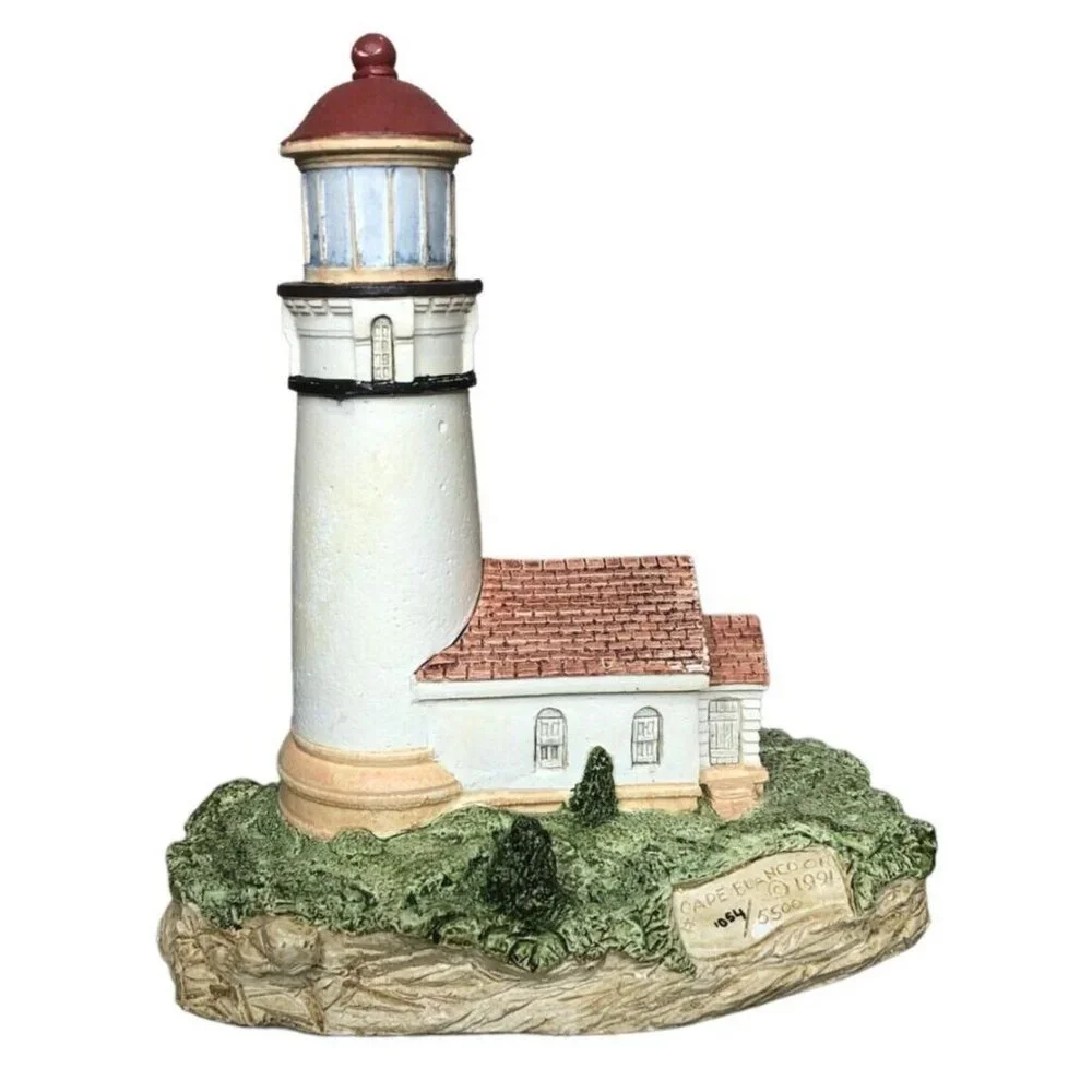 Harbour Lights Cape Blanco Oregon HL 109 1991 1054 COA ID Card Lighthouse Lake D